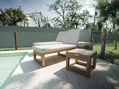 Golden Oak PVC Reposera